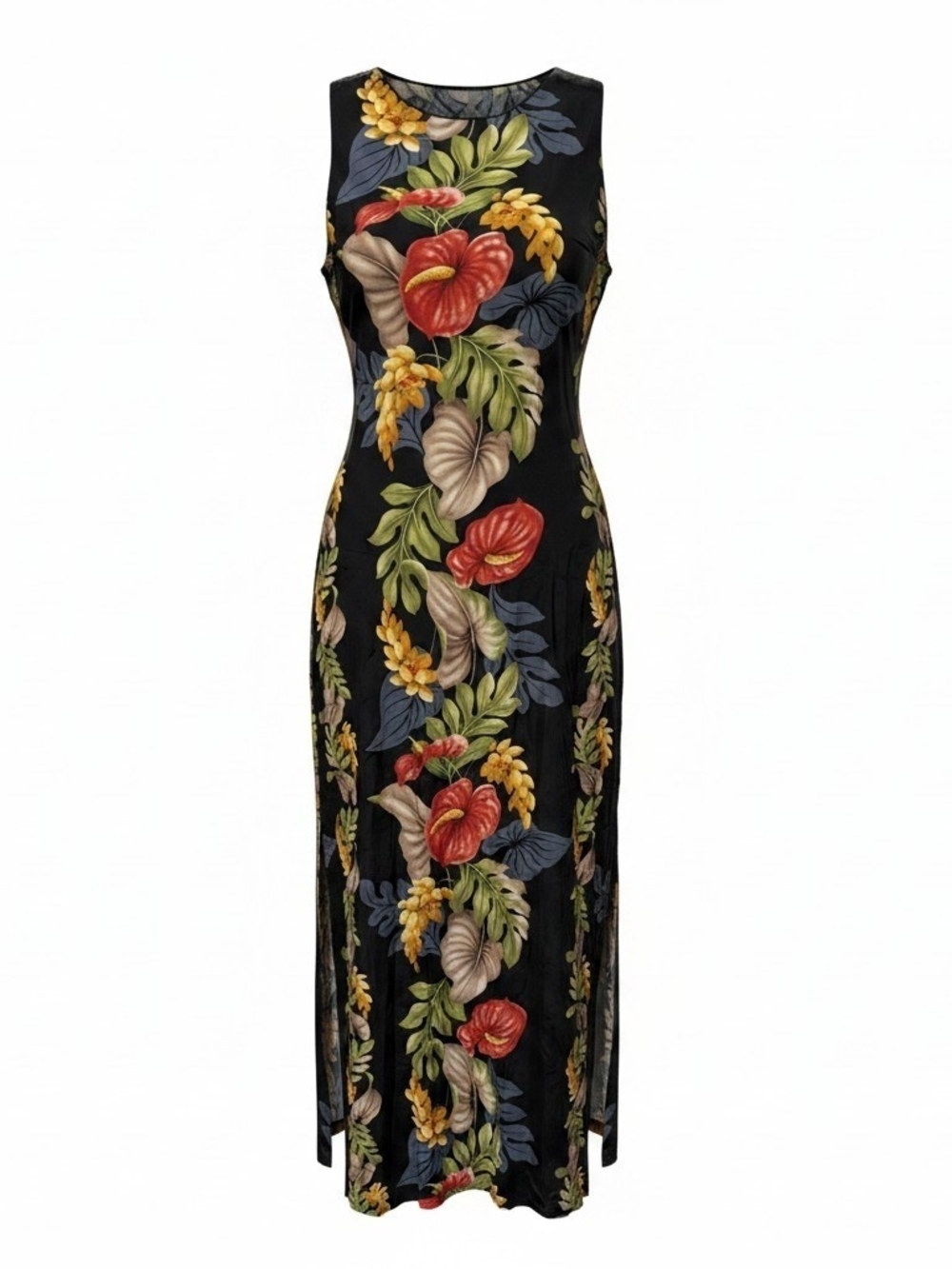 YTG. Y2K Young Hawaii Dress Hawaii Maxi Long Dress Large.